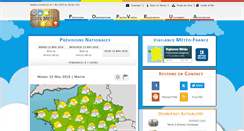Desktop Screenshot of cotemeteo.fr