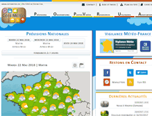 Tablet Screenshot of cotemeteo.fr